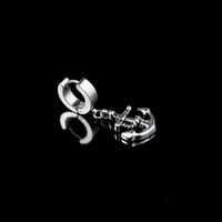 1 Piece Punk Anchor Plating Stainless Steel Earrings main image 6