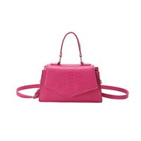 Women's All Seasons Pu Leather Basic Shoulder Bag sku image 3