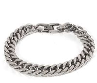 Hip-hop Geometric Titanium Steel Polishing Men's Bracelets main image 3