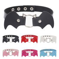 Punk Bat Pu Leather Alloy Halloween Women's Choker main image 6