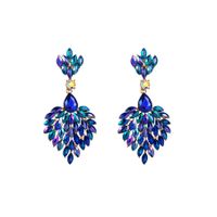 Baroque Style Shiny Water Droplets Alloy Plating Inlay Rhinestones Glass Gold Plated Women's Drop Earrings main image 2