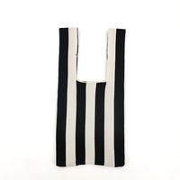 Women's Basic Stripe Polyester Shopping Bags sku image 6