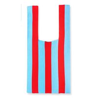 Women's Basic Stripe Polyester Shopping Bags sku image 3