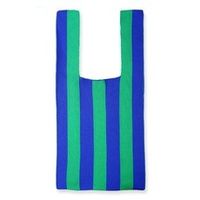 Women's Basic Stripe Polyester Shopping Bags sku image 5