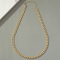 Hip-hop Retro Punk Solid Color Alloy Plating Women's Necklace main image 5