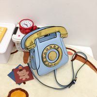 Women's Pu Leather Digital Telephone Classic Style Square Zipper Shoulder Bag Crossbody Bag main image 4