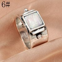 New Vintage Moonstone Ring European And American Style Ring sku image 1