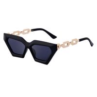 Hip Hop Vacances Couleur Unie Pc Oeil De Chat Plein Cadre Femmes De Lunettes De Soleil sku image 1