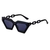 Hip-hop Vacation Solid Color Pc Cat Eye Full Frame Women's Sunglasses sku image 3