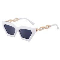 Hip Hop Vacances Couleur Unie Pc Oeil De Chat Plein Cadre Femmes De Lunettes De Soleil sku image 9