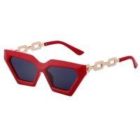 Hip-hop Vacation Solid Color Pc Cat Eye Full Frame Women's Sunglasses sku image 10