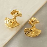 1 Pair Original Design Bow Knot Plating Stainless Steel Titanium Steel 18K Gold Plated Ear Studs main image 1