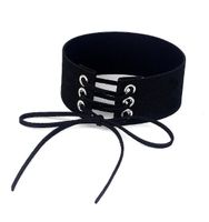 Punk Geometric Solid Color Pu Leather Women's Choker sku image 6