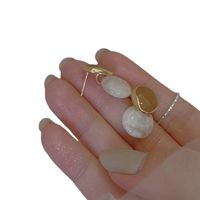 Wholesale Jewelry 1 Pair Simple Style Round Alloy Drop Earrings main image 5