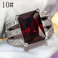 Fashion Copper Zircon Creative Hollow Multi-layer Ring sku image 5