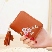 Women's Flower Pu Leather Zipper Wallets main image 5