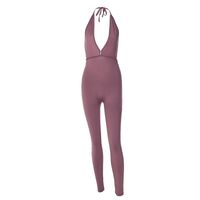 Daily Sports Simple Style Solid Color Full Length Jumpsuits main image 3