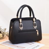 Bolso De Mano Básico De Cuero Pu Mediano Para Mujer main image 2