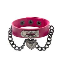 Punk Herzform Pu-leder Legierung Unisex Armbänder sku image 6