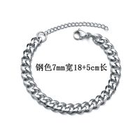 Fashion 667 Stainless Steel Stainless Steel 18K Gold Plated No Inlaid Bracelets In Bulk sku image 5