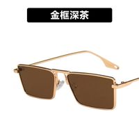 Light Green Metal Frame Sunglasses sku image 4