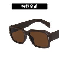 Cross-border European And American Large Frame Mi Nail Sunglasses  New Personalized Polygon Ins Simple Vintage Sunglasses Trend sku image 4