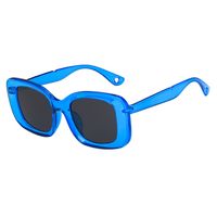 Square Sunglasses Ladies Sunglasses Retro Blue Sunglasses sku image 1