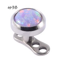 Wholesale Simple Style Round Stainless Steel Artificial Gemstones Buried Bone Nail Skin Nail sku image 7