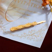 Simple Style Triangle Leaf Butterfly Alloy Inlay Rhinestones Hair Clip sku image 2