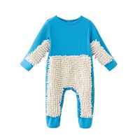 Cute Color Block Cotton Blend Baby Rompers main image 2