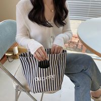 Women's Streetwear Letter Stripe Polyester Shopping Bags main image 4