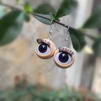 Wholesale Jewelry 1 Pair Exaggerated Novelty Eye Plastic Drop Earrings main image 4