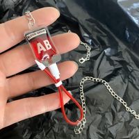 1 Pair Novelty Blood Bag Irregular Stamping Plastic Drop Earrings sku image 3