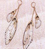 Wholesale Jewelry 1 Pair Simple Style Wings Alloy Rhinestones Drop Earrings sku image 43