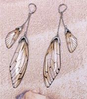 Wholesale Jewelry 1 Pair Simple Style Wings Alloy Rhinestones Drop Earrings sku image 44