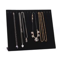 Artistic Style L Shape Flannel Jewelry Rack main image 5