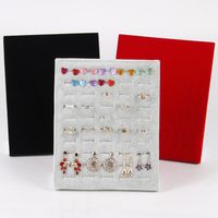Simple Style L Shape Flannel Jewelry Rack main image 1