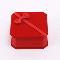 Casual Solid Color Flannel Jewelry Boxes sku image 7