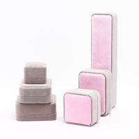 Casual Solid Color Flannel Jewelry Boxes main image 1