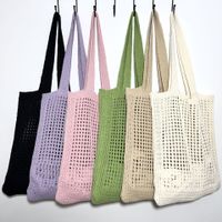 Women's Basic Lattice Polyester Shopping Bags main image 1