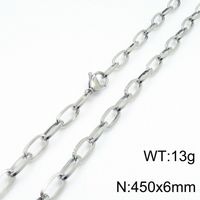 Titanium Steel 18K Gold Plated Basic Plating Geometric Bracelets Necklace sku image 4