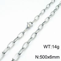 Titanium Steel 18K Gold Plated Basic Plating Geometric Bracelets Necklace sku image 5