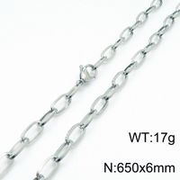 Titanium Steel 18K Gold Plated Basic Plating Geometric Bracelets Necklace sku image 9