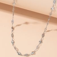 Wholesale Jewelry Casual Modern Style Heart Shape Titanium Steel 18K Gold Plated Polishing Plating Necklace sku image 1
