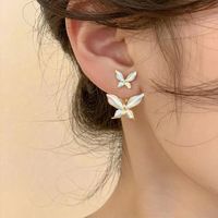 Fairy Style Elegant Vintage Style Butterfly Alloy Women's Ear Studs main image 5