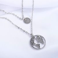 Großhandel Schmuck Mode Disc Mond Anhänger Mehrschichtige Runde Perlenkette Nihaojewelry sku image 3
