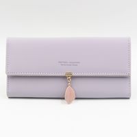 Women's Solid Color Pu Leather Buckle Wallets sku image 41