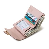 Women's Flower Pu Leather Buckle Wallets main image 3