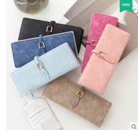 Women's Solid Color Pu Leather Buckle Card Holders main image 1
