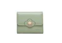 Women's Solid Color Flower Pu Leather Buckle Wallets sku image 3